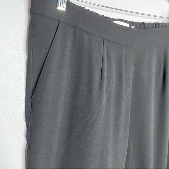 R|Label The Reset Black Elastic Stretch Pants High Rise Pull-on Pockets Large - Picture 4 of 8